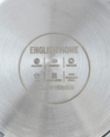 Glow Çelik Wok Tava 28 cm Silver