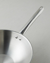Glow Çelik Wok Tava 28 cm Silver