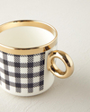 Gold Grid New Bone China Kupa 380 ml Gold