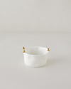 Golden Gleam Porselen Kase 15 cm Beyaz-Gold