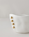 Golden Gleam Porselen Kase 21 cm Beyaz-Gold