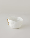 Golden Gleam Porselen Kase 21 cm Beyaz-Gold
