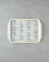 Golden Harmony PP Kaydırmaz Tepsi 39x30 cm Lacivert – Gold