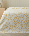 Golden Petals Tek Kişilik Pike 150x220 cm Sarı