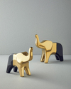 Goldie Elephant Seramik Biblo Gold