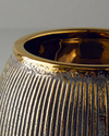 Goldy Stoneware Vazo Gold
