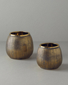 Goldy Stoneware Vazo Gold