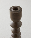 Grace Şamdan 27 cm Koyu Kahverengi