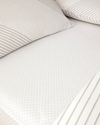 Graphic Dots Kolay Ütülenir Çift Kişilik Nevresim Takımı 200x220 cm Gri