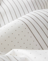 Graphic Dots Kolay Ütülenir Çift Kişilik Nevresim Takımı 200x220 cm Gri