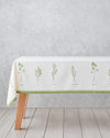 Greeny Pamuk Polyester Masa Örtüsü 150x200 cm Beyaz - Yeşil