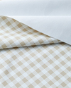 Gridlane Pvc Yuvarlak Masa Örtüsü 140 cm Bej