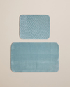 Gridline Banyo Paspası Seti 60x100 cm + 50x60 cm Koyu Yeşil