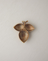 Grön Dekoratif Tepsi 17x16,3x3 cm Gold