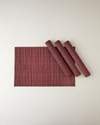 Grove Bambu 4'lü Amerikan Servis 30x45 cm Kahverengi