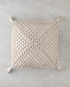 Handmade Kırlent Kılıfı 45x45 cm Bej