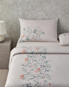 Harmony Garden Krep King Size Nevresim Takımı 240x220 cm Su Yeşili
