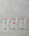 Heart Cam 3'lü Bardak 290 ml Kırmızı