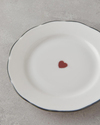 Heartfelt Bone Porselen Pasta Tabağı 19 cm Yeşil