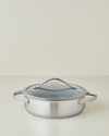 Hecha Çelik + CeraWell Sığ Tencere 24x7 cm Silver