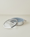 Hecha Çelik + CeraWell Sığ Tencere 24x7 cm Silver