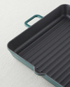 Hecha Demir Döküm Kare Grill Tava 30 cm Mat Yeşil