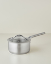 Hecha Paslanmaz Çelik Kapaklı Sos Tenceresı 18x9 cm Silver