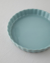 Hecha Seramik Tart Fırın Kabı 28 cm Biberiye Yeşili