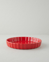 Hecha Seramik Tart Fırın Kabı 28 cm Kırmızı