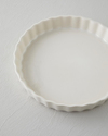 Hecha Seramik Tart Fırın Kabı 28 cm Krem