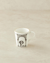 Hera Glory Porselen Kupa 255 ml Siyah - Beyaz