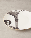 Hera Porselen Pasta Tabağı 21 cm Gold