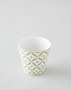 Herbal New Bone China Bardak 230 ml Beyaz - Yeşil