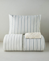 Heritage Stripe Pamuk İpliği Boyalı Tek Kişilik Çarşaflı Nevresim Takımı 160x220 cm Lacivert - Krem