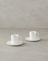 Hestia New Bone China 4 Parça 2 Kişilik Kahve Fincan Takımı Beyaz