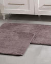 Honeycomb Polyester Banyo Paspası Seti 60x100 - 50x60 cm Mürdüm