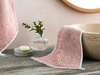 Hybrid Pamuklu Saçaklı El Havlusu Ekru - Pembe