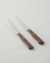 Iron Slice Paslanmaz Çelik 2'li Bıçak 11 cm Kahverengi