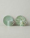 Isola New Bone China 4 Parça 2 Kişilik Kahve Fincan Takımı 80 ml Yeşil
