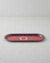Jolly Metal Tepsi 16x35 cm Kırmızı - Lacivert