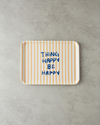 Jolly Shell Melamin Kaydırmaz Tepsi 27x36 cm Sarı