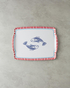 Joy Fish Melamin Kaydırmaz Tepsi 30x41 cm Kırmızı