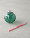 Joyful Christmas Cam Pipetli Bardak 400 ml Yeşil