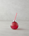 Joyful Christmas Cam Pipetli Bardak 400 ml Kırmızı