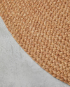 Juliet Yuvarlak Dekoratif Jüt Kilim 90 cm Natural