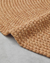 Juliet Yuvarlak Dekoratif Jüt Kilim 90 cm Natural