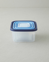 Keep Me Plastik 5'li Saklama Kabı 160-300-500-885-1500 ml Mavi