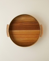 Kiara Mdf Dekoratif Tepsi 40x35 cm Kahve