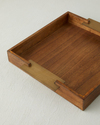 Krina Mdf Dekoratif Tepsi 34x5 cm Kahverengi