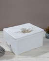 Lace Damask Hurç Beyaz